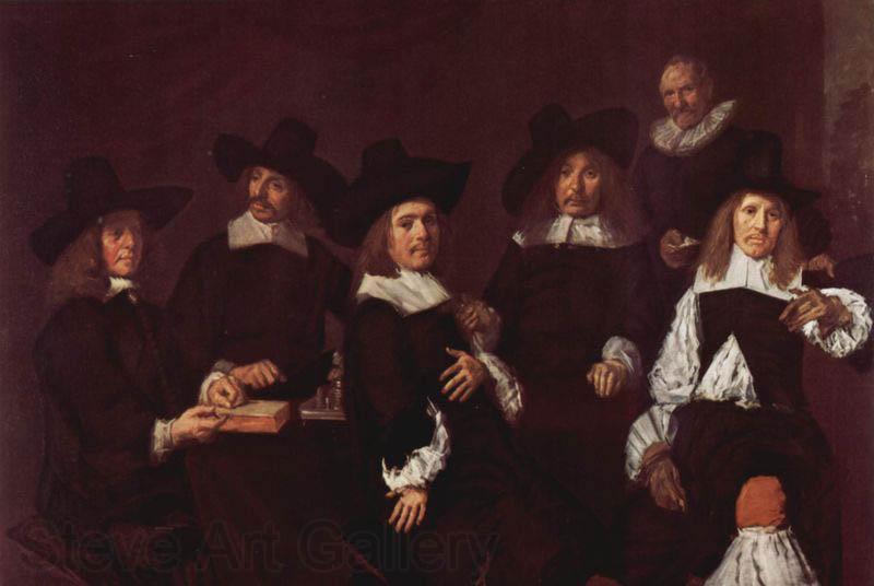 Frans Hals Gruppenportrat der Regenten des Altmannerhospitzes in Haarlem